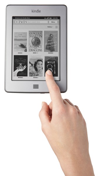 Čtečka amazon Kindle Touch s dotykovým displejem