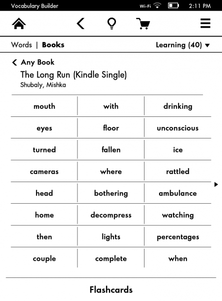 Vocabulary Builder Kindle Paperwhite