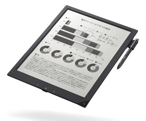 Sony E Ink čtečka PDF s 13,3 palcovým displejem