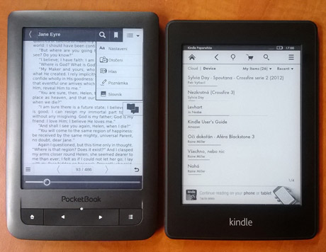 PocketBook Touch Lux VS Kindle Paperwhite