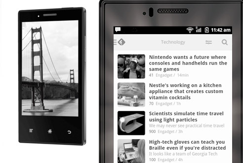 Smartphone s E-Ink displejem - Midia InkPhone