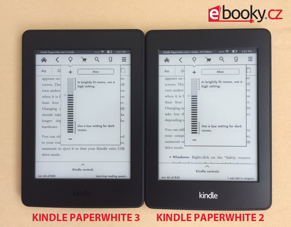 Kindle Paperwhite 3 VS Kindle Paperwhite 2