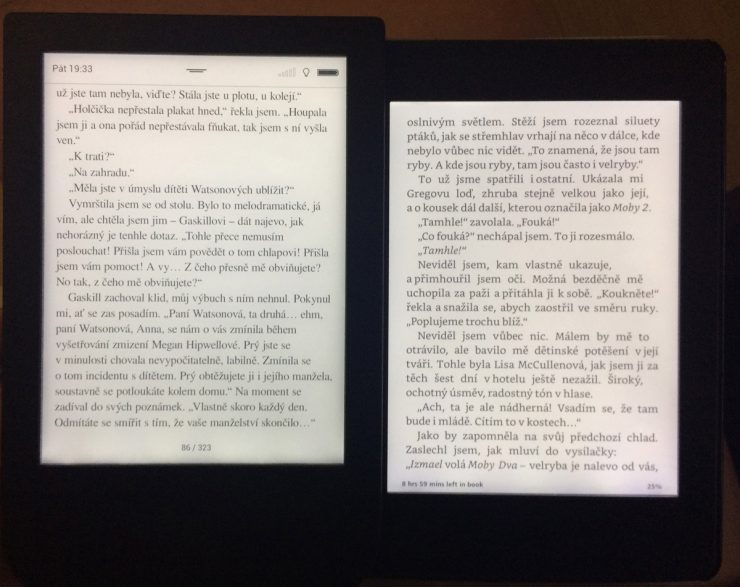 PocketBook Touch HD vs Kindle Paperwhite 3