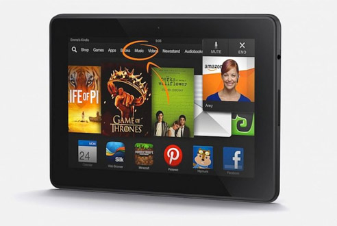 Nové tablety Kindle Fire HDX