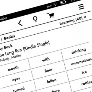 Nový Kindle Paperwhite a funkce Vocabulary Builder pro procvičování slovíček