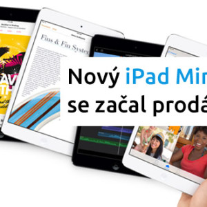 Nový iPad Mini s Retina displejem se začal prodávat za 9790 Kč