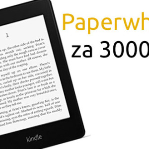 Kindle Paperwhite i s poštovným za 3000 Kč