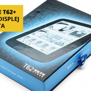 Čtečka e-knih Boyue T62+ s displejem E Ink CARTA a Androidem