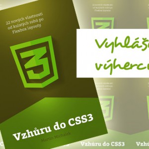 Vyhlášení výherců e-knihy Vzhůru do CSS3