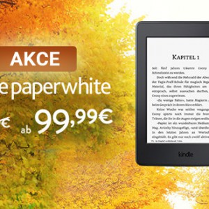 Akce Kindle Paperwhite 3 za 2 700 Kč